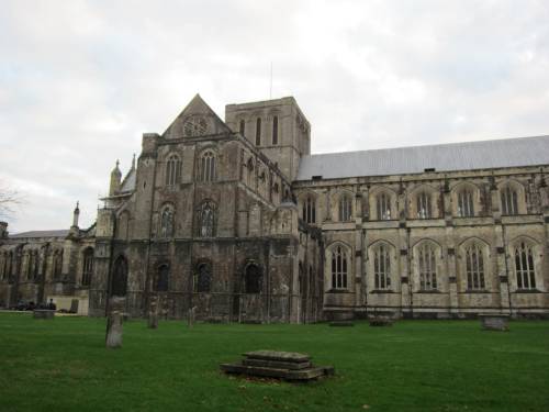 Finally at Winchester Cathedral.